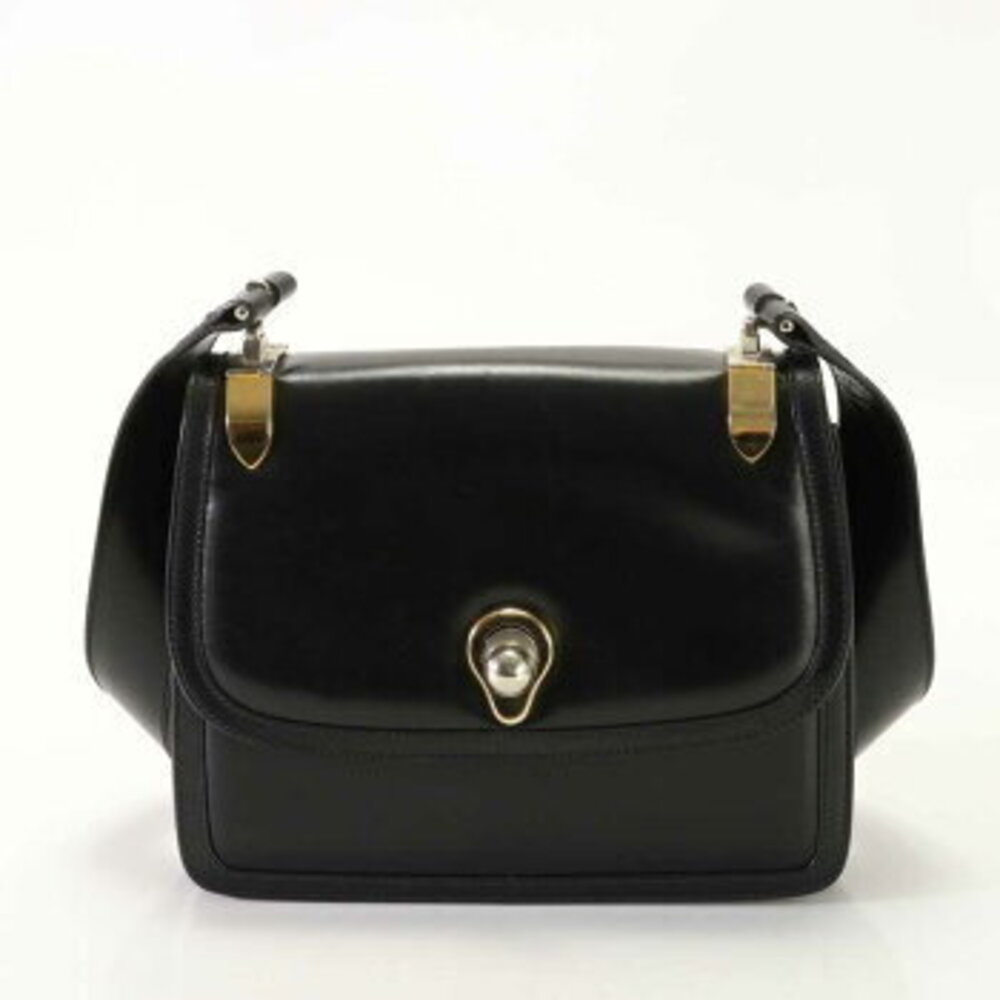 Gucci bag black calfskin shoulder leather - Picture 2 of 14